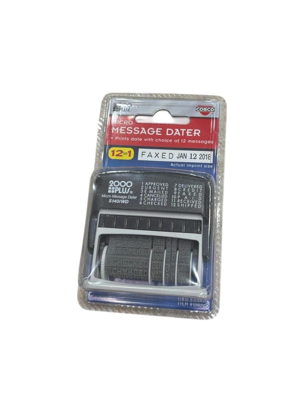New Micro Message Dater with 12 Changeable Messages Cosco 2000 Plus